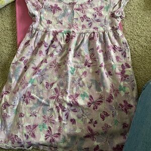 LLBEAN butterfly dress size 5/6
